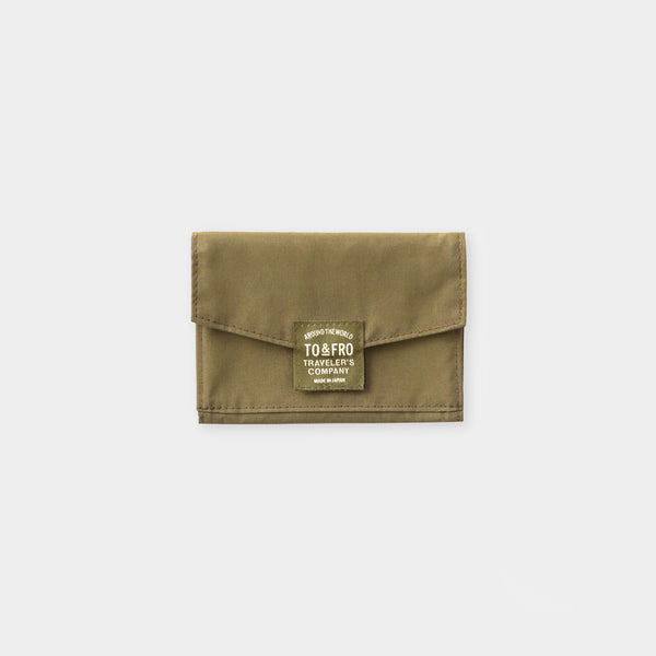 TF TO&FRO TRAVELER'S notebook Zipper Case Olive (Passport Size