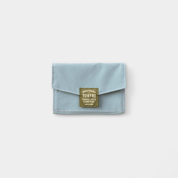 TF TO&FRO TRAVELER'S notebook Zipper Case Blue Gray (Passport Size
