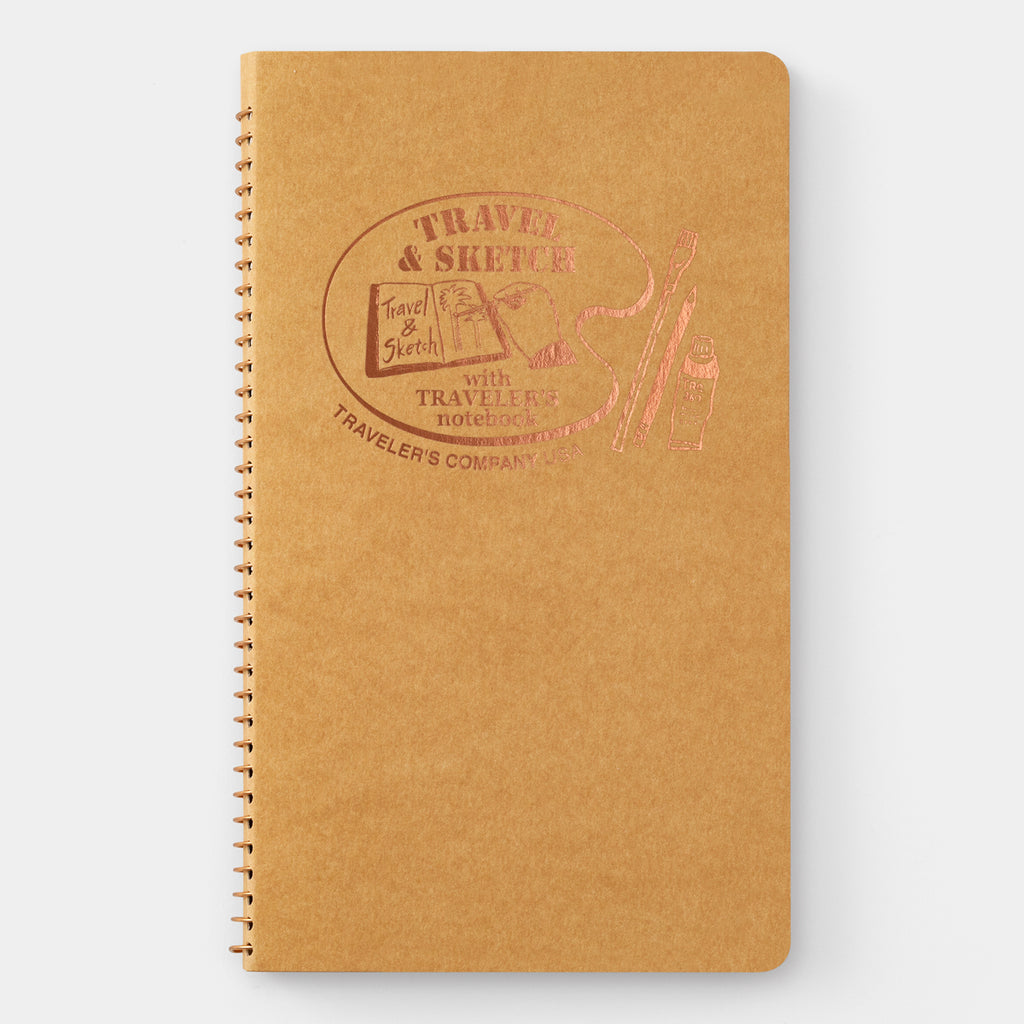 SPIRAL RING NOTEBOOK (A5 Slim) TRAVEL & SKETCH