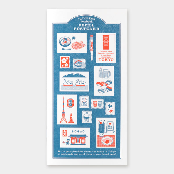 TOKYO Refill Postcard – TRAVELER'S COMPANY USA