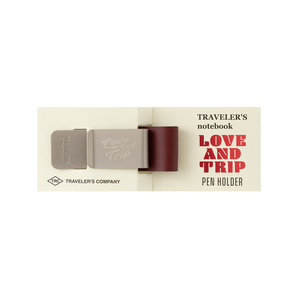 Pen Holder LOVE AND TRIP Red