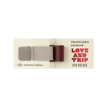 Pen Holder LOVE AND TRIP Red