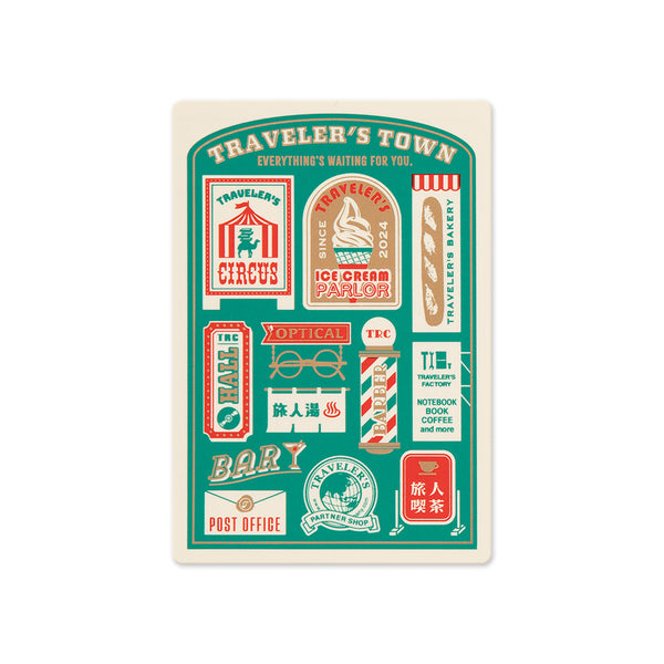 Plastic Sheet 2024 (Passport Size) TRAVELER'S COMPANY USA