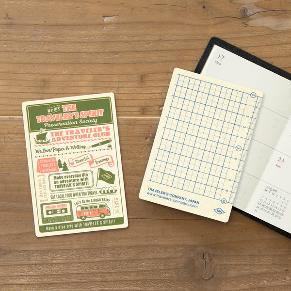 TRAVELER'S notebook Plastic Sheet 2026 (Passport Size