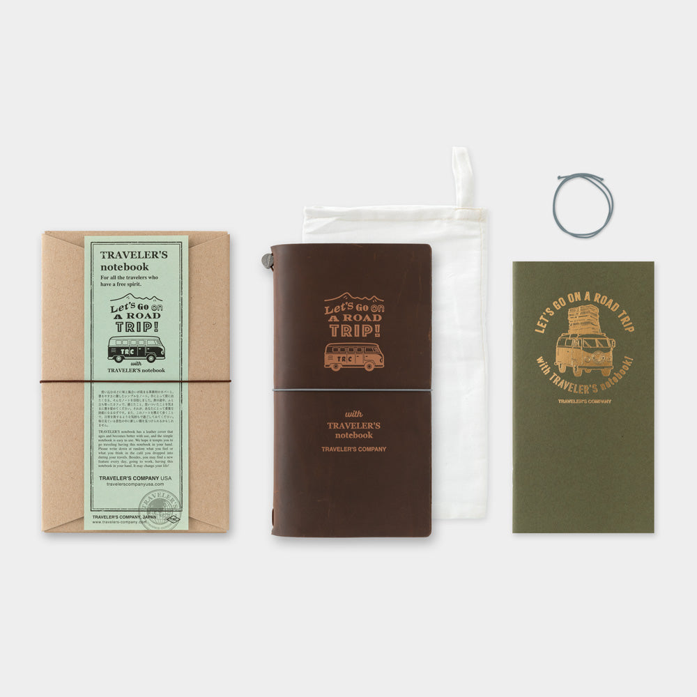TRAVELER'S notebook Brown ROAD TRIP
