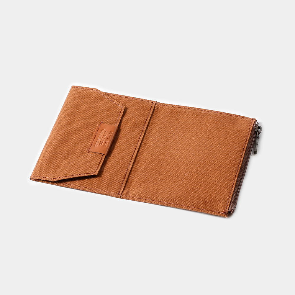 TF TRAVELER'S notebook Cotton Zipper Case Brown (Passport Size)