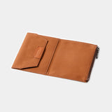 TF TRAVELER'S notebook Cotton Zipper Case Brown (Passport Size)