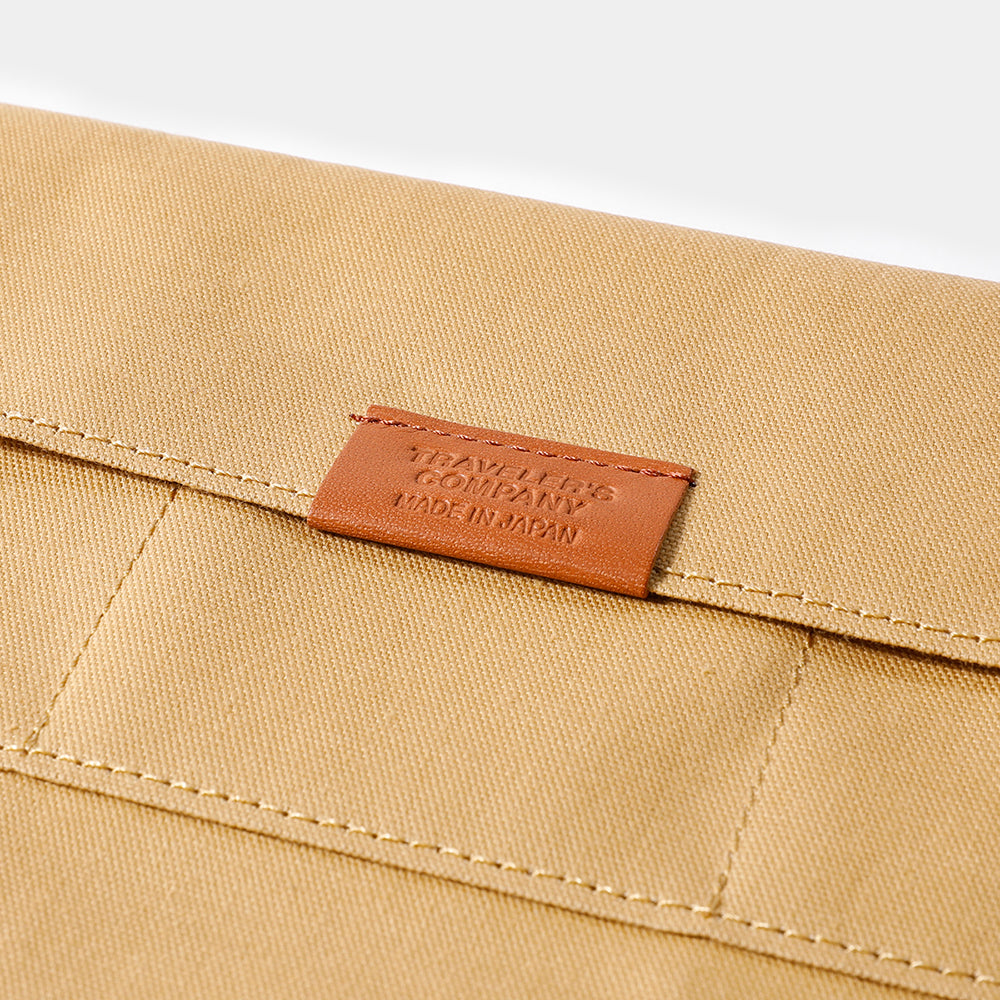 TF TRAVELER'S notebook Cotton Zipper Case Beige