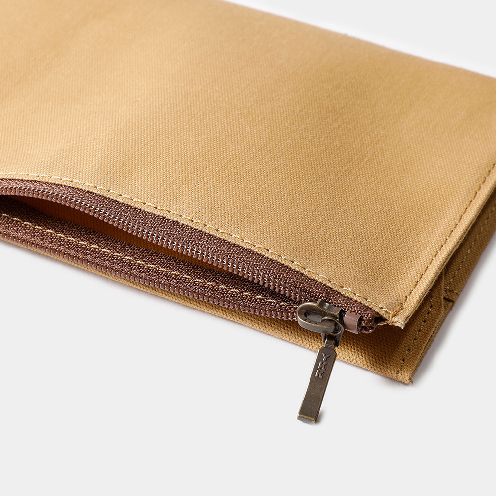 TF TRAVELER'S notebook Cotton Zipper Case Beige