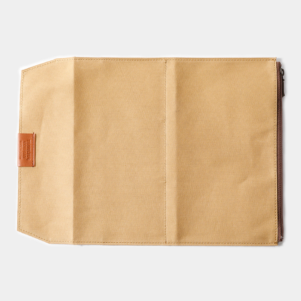 TF TRAVELER'S notebook Cotton Zipper Case Beige