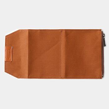 TF TRAVELER'S notebook Cotton Zipper Case Brown (Passport Size)