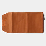 TF TRAVELER'S notebook Cotton Zipper Case Brown (Passport Size)