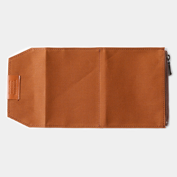 Tf Traveler's Notebook Cotton Zipper Case Brown (passport Size 