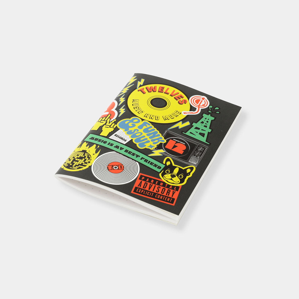 TRAVELER'S notebook Refill TWELVES RECORD Sticker (Passport Size)