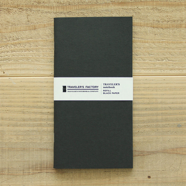 Black Art Paper Traveler's Notebook Insert, Black TN Insert Made With Black  Strathmore Artagain Paper, Coloured Paper Midori Refill N220 