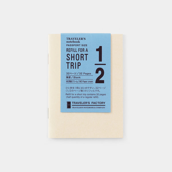 TRAVELER'S FACTORY Short Trip Notebook | Cream Paper | Regular Size TRAVELER'S FACTORY Short Trip Notebook | Cream Paper | Regular Size