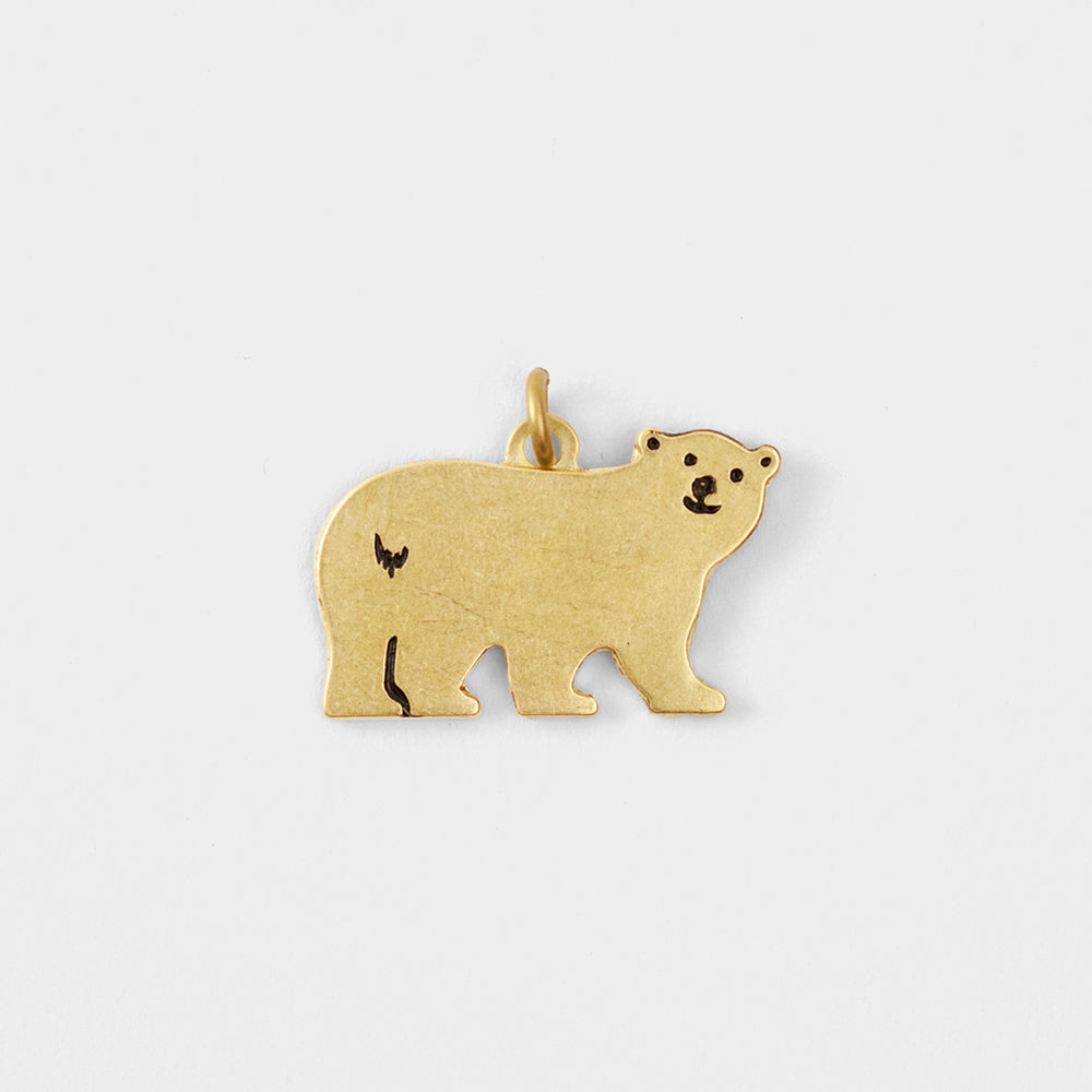 TF Brass Charm Little Bear