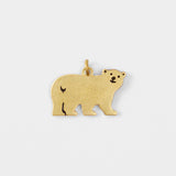 TF Brass Charm Little Bear