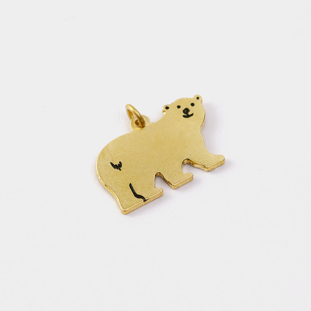 TF Brass Charm Little Bear