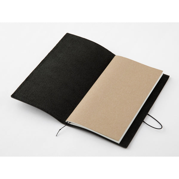  ミドリ(MIDORI) Traveler's Notebook, Regular Size, Black 13714006  : Hardcover Executive Notebooks : Office Products