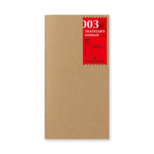 003 Blank Notebook – TRAVELER'S COMPANY USA