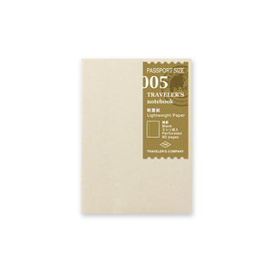 005 Lightweight Paper Notebook (Passport Size)