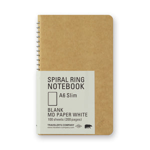 (A6 Slim) Blank MD Paper White