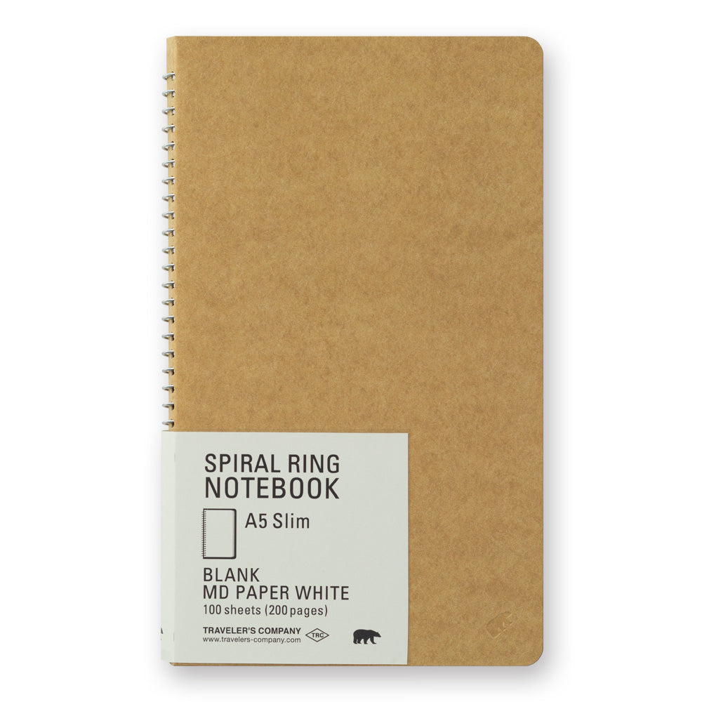 (A5 Slim) Blank MD Paper White