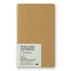 (A5 Slim) Blank MD Paper White