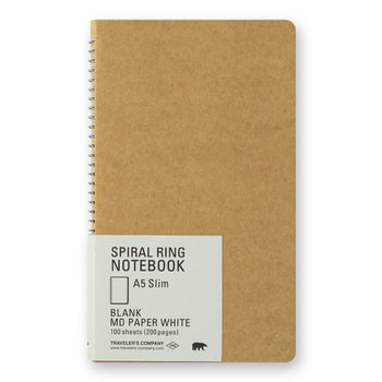 (A5 Slim) Blank MD Paper White
