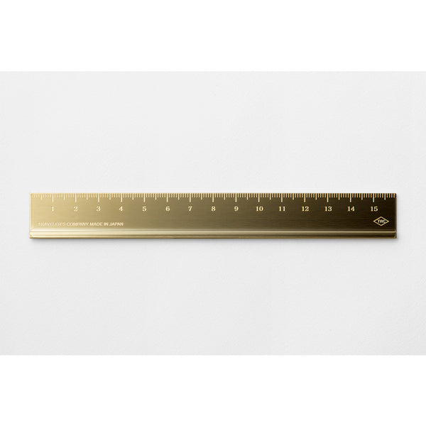 TEHAUX Brass Ruler Mini Ruler Gold Ruler Drawing Ruler Drafting Tools Brass  Straight Ruler Double Scale Ruler Retro Style Ruler Drafting Ruler Metal