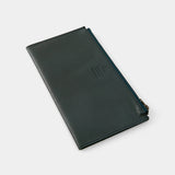 Leather Zipper Case Blue (Regular Size)