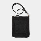 TF Canvas Shoulder Bag S Black