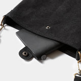 TF Canvas Shoulder Bag S Black