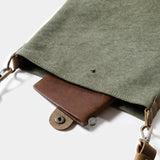 TF Canvas Shoulder Bag S Olive
