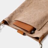 TF Canvas Shoulder Bag S Beige