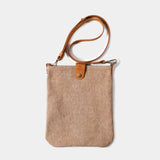 TF Canvas Shoulder Bag S Beige