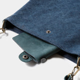 TF Canvas Shoulder Bag S Blue