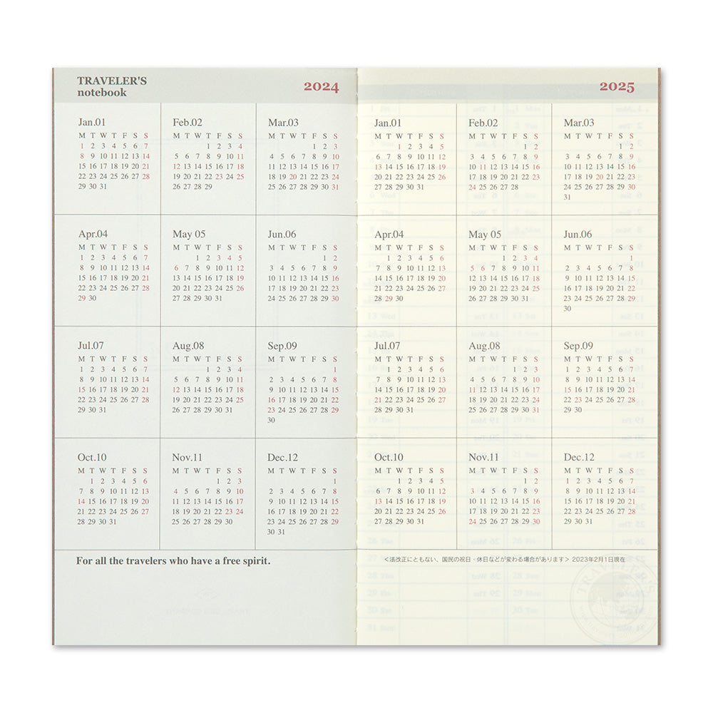 Traveler's Notebook x B-Sides & Rarities Regular Size Refill [14429-006] -  Sticker Mount 4902805144292