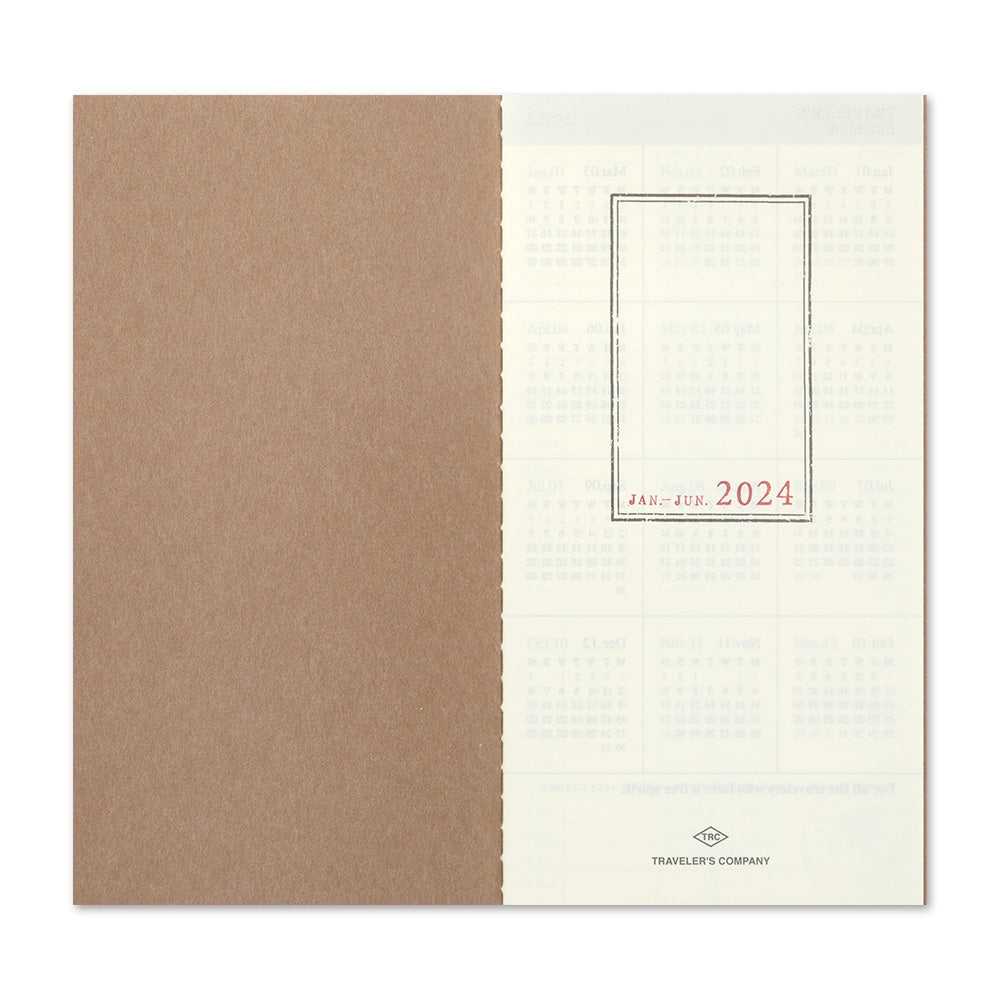 Week on 2 Pages, Minimalist, V005 Travelers Notebook Insert
