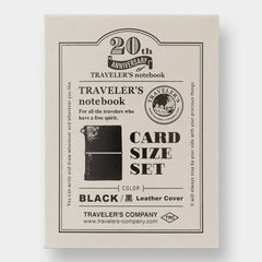 Card Size 20th Anniversary Set Black – TRAVELER'S COMPANY USA
