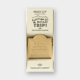 TRAVELER'S notebook Brass Clip Road Trip