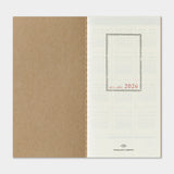 2026 Weekly + Memo Second half (Regular Size)