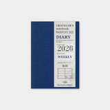 2026 Weekly Second Half (Passport Size)