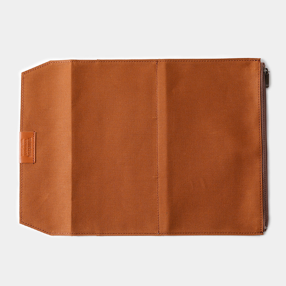 thumbnail image 2 of TRAVELER'S Factory Cotton Zipper Case – Perfect For Regular & Passport Size Notebooks (July 2024 Release) 2 of 6