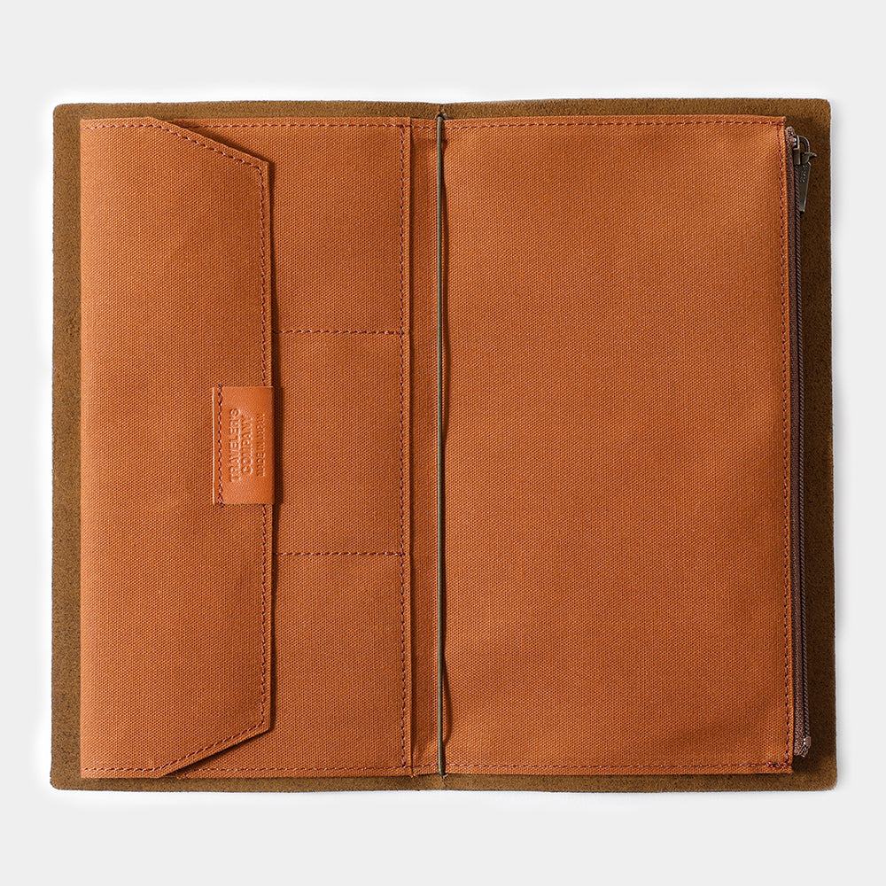 thumbnail image 2 of Traveler's Factory Cotton Zipper Case – Brown, Regular Size, July 2024 Edition – Japan Import 2 of 3