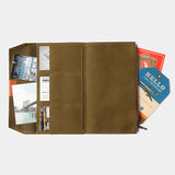 TF TRAVELER'S notebook Cotton Zipper Case Olive