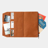 TF TRAVELER'S notebook Cotton Zipper Case Brown