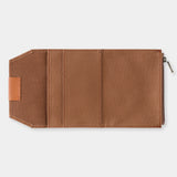 TF TRAVELER'S notebook Cotton Zipper Case Coffee (Passport Size)