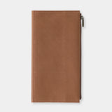 TF TRAVELER'S notebook  Cotton Zipper Case Coffee